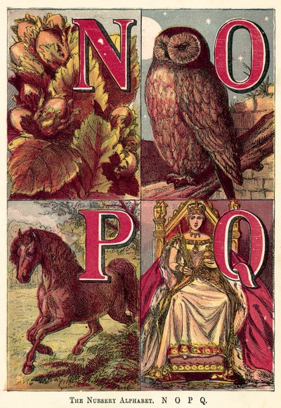 El Alfabeto de la Guardería, N, O, P, Q de English School